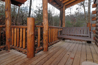 Pigeon Forge Secluded One Bedroom Pet Friendly Cabin Swing